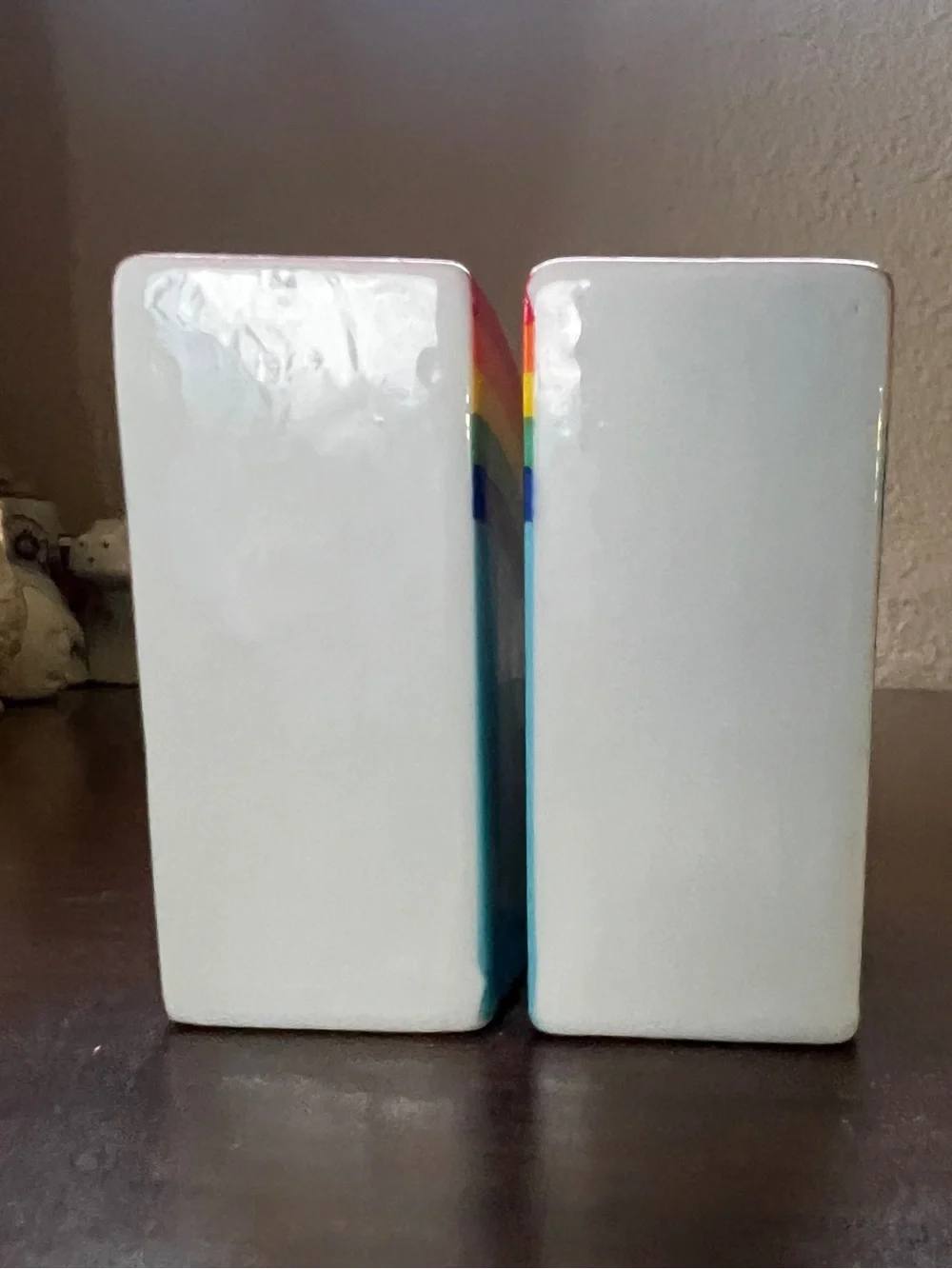 Vintage Vandor Imports Rainbow Salt and Pepper Shakers -Made in Japan